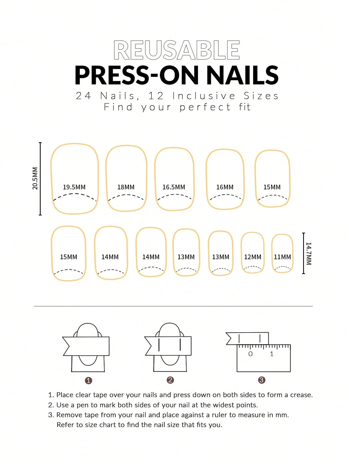Upgrade Your Look 24Pcs Short Square Gradient Minimalist Sexy Design Full Cover False Nails, for Women and Girls Press on Nails Supplies