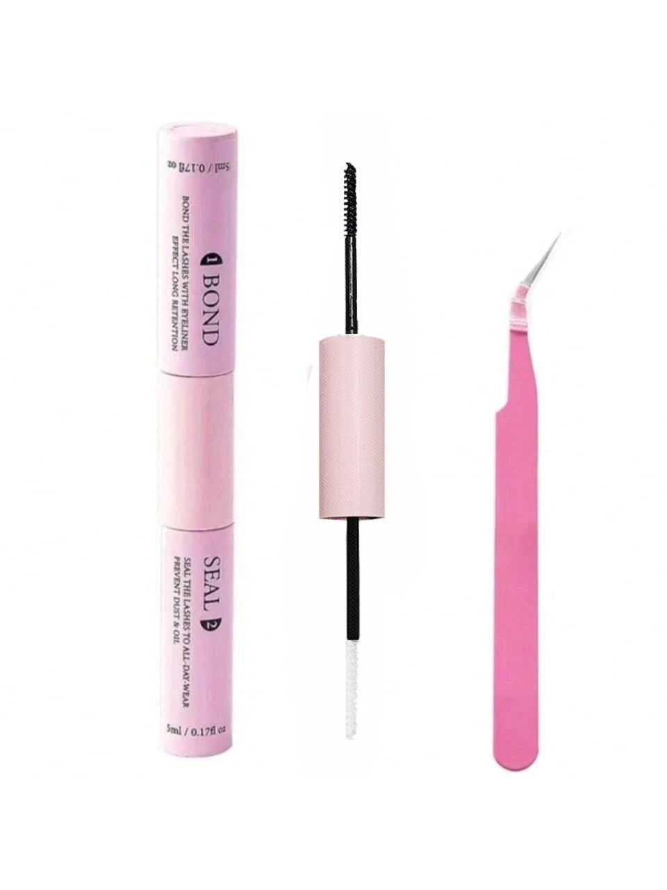 Bond and Seal Eyelashes 20/30/40/50/60/80/100D Individual Lash Extension with Glue Clusters Makeup Tools DIY Lashes Extension Kit for Gluing Lashes