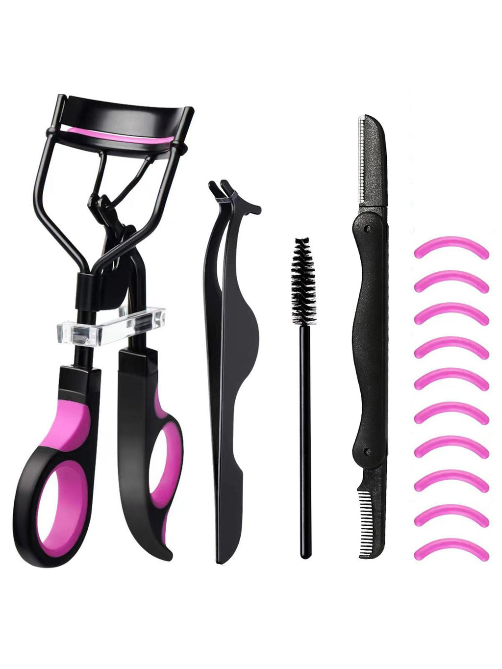 Eyelash Curler Set 14 in 1,1Pc Eyelash Curler with 10 Replacement Pads + 1Pc Eyebrow Razor + 1Pc False Eyelash Applicator + 1Pc Eyelash Curler + 1Pc Eyelash Comb, Long Lasting Natural Lashes Eye Tools,Makeup,Cheap,Room Decor,Vanity,Travel,Bedroom,Makeup Accessories,Eyelash Curler,Cheap,Stocking Stuffers,Makeup,Makeup Tools,Cheap Stuff,Gifts,Gifts for Women,Christmas Gifts