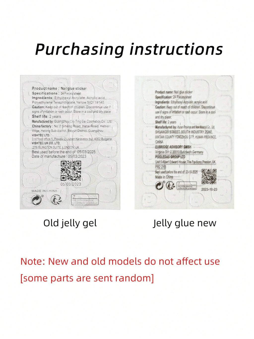 24PCS Medium Almond Press on Nails White French False Nail Minimalist Fake Nails for Women & Girls Nail Supplies