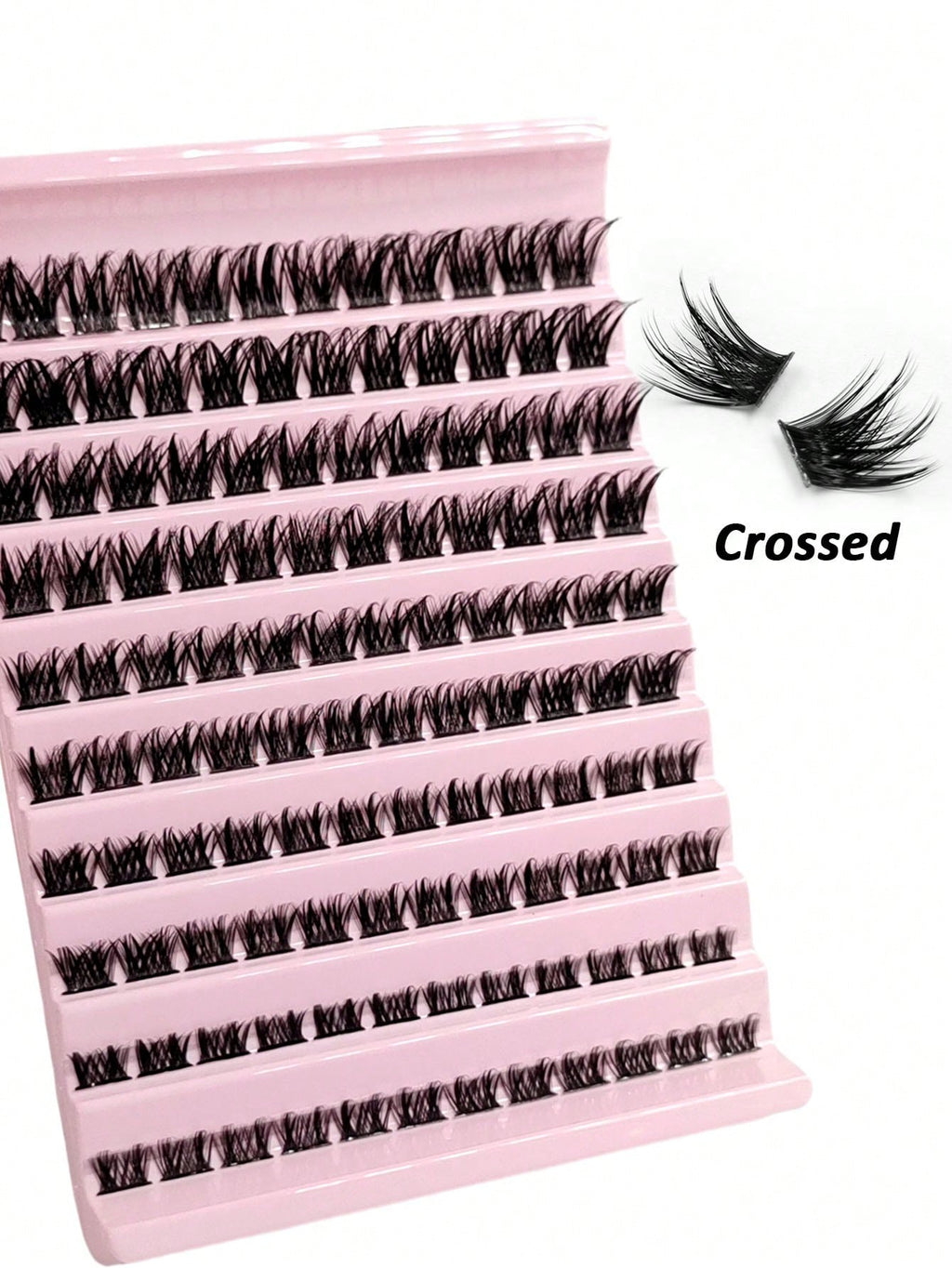 Rikuaild 120 PCS D Curl Cluster Faux Mink Fake Eyelashes Individual Lashes Natural Look Lashes Fluffy Soft Crossed Dramatic Cluster Lashes DIY Eyelashes Lash Clusters,Eye Lash Clusters,Individual Eyelashes,Lashes,Fake Lashes