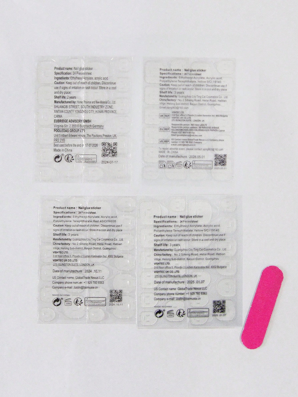 Improve Your Elegant - 30Pcs Set Retro Simple Almond-Shaped Solid Color False Nails in Red, Suitable for Daily Wear by Women Press on Nails Nail Supplies